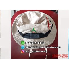 jasa konveksi topi rimba bordir bandung bpbd 