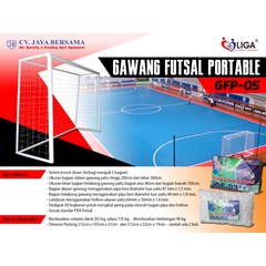gawang futsal portabel gfp-05