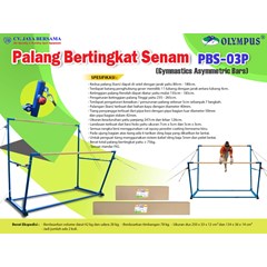 palang bertingkat senam pbs-03p (gymnastic asymmetric bars)