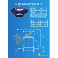 floor clean out ( type co-b)