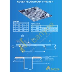 floor drain type hs-1
