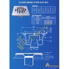 floor drain type h51-bt