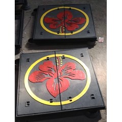 manhole cover square cast iron