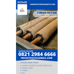 plat timah hitam pb timbal anti radiasi