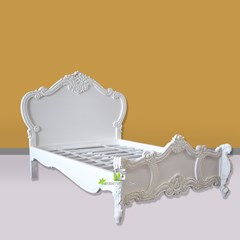 tempat tidur klasik ukiran mewah elegant tifani kerajinan kayu
