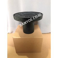 roof drain cast iron ( type rd-b mini) tutup datar ukuran 3 inch