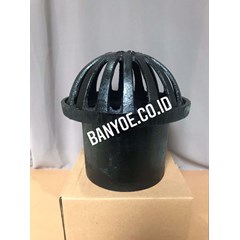 roof drain cast iron ( type rd-b mini) saringan deck ukuran 6 inch