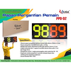 papan pergantian pemain ppd-02