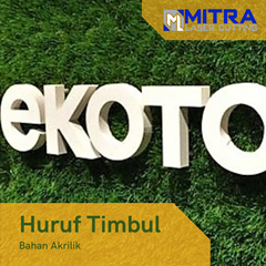 jasa pembuatan huruf timbul akrilik