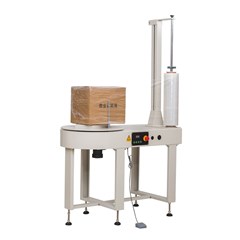 mesin semi-auto strech film wrapping pengemas pelilit plastik dbc-800