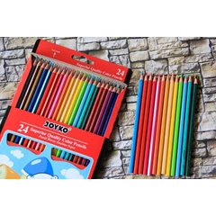 pensil warna joyko isi 24 color