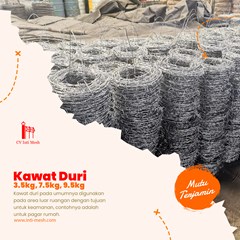 kawat duri 3.5 / 7.5 / 9.5 kg