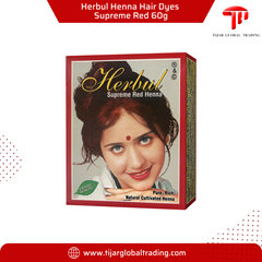 herbul henna hair dyes supreme red 60g