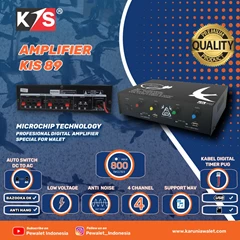 amplifier kis 89 walet 2 slot mp3 4 channel auto switch ac-dc