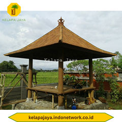 pembuatan gazebo kayu kualitas terbaik