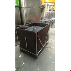 linen trolley / troli laundry / laundry trolley