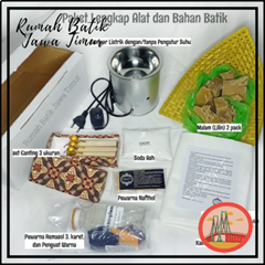 paket lengkap alat dan bahan membatik