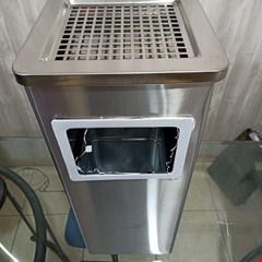 ash tray kotak silver 60 x 25 x 25