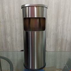 ash tray silver stainless steel 60 x25