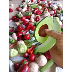 food model bahan baku fiber (polyserin) ( 50 item)