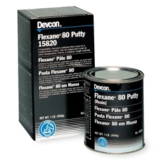 devcon 230-15800 1lbs flexane 80 cair, keras sedang, warna hitam