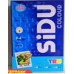 kertas f4 warna biru muda merk sinar dunia, ukuran f4/folio 215 x 330