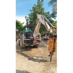 rental bego loader terex plus breaker