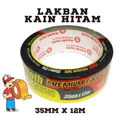 lakban hitam 35 mm x 12 m