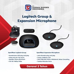 vidio converencing logitech group + mic expansion