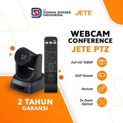 webcam video conference jete ptz 3x zoom - garansi 2 tahun