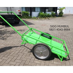 gerobak dorong besi wheel barrow