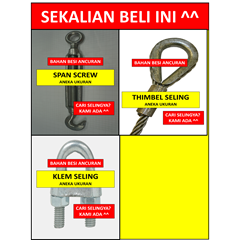 kabel sling wire rope / alat penarik kabel