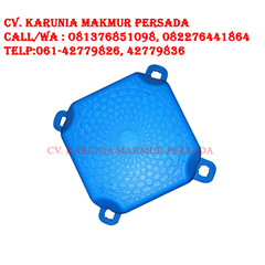 krisbow 50x50x40 cm kubus apung hdpe basic biru - perlengkapan dermaga