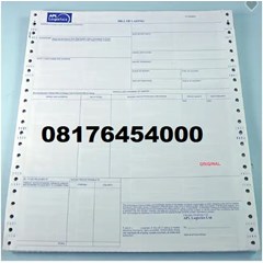 cetak continuous forms 