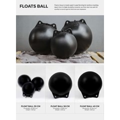 pelampung bola hitam