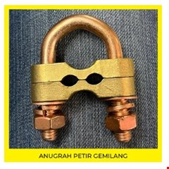 supplier clamp grounding ubolt 2 jalur