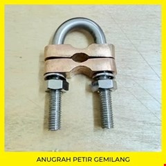 clamp grounding ubolt 1 jalur