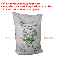 pollard gandum cap angsa bahan baku imbuhan pakan ternak