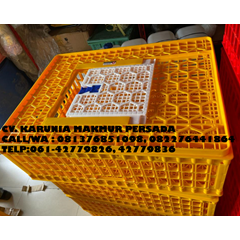 keranjang ayam cap jempol warna kuning - keranjang plastik
