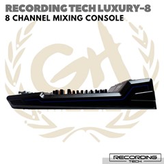recording tech luxury 8 mixing console | audio mixer 8 channel luxury8