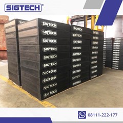 elastomer bantalan jembatan sigtech 500*500*80 mm
