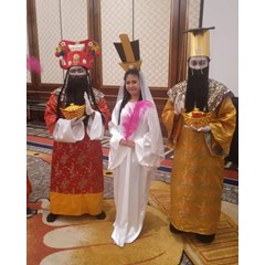 jasa sewa talent imlek chinesse new year lunar cap gomeh