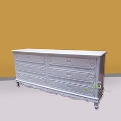 cabinet efhemy white landscape kerajinan kayu