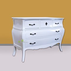 cabinet armadillo white kerajinan kayu