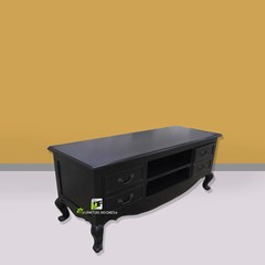 cabinet bohemian black solid kerajinan kayu