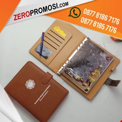 merchandise kantor souvenir buku agenda kulit - buku agenda