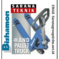 sarana teknik bishamon hand pallet truck pt bishamon 