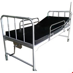 tempat tidur rumah sakit ekonomis non roda & engkol