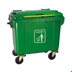 garbin dust bin with wheels