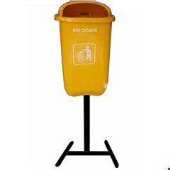 tempat sampah fiber single oval